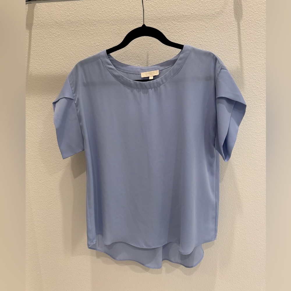 Elegant Sky Blue Women's Blouse